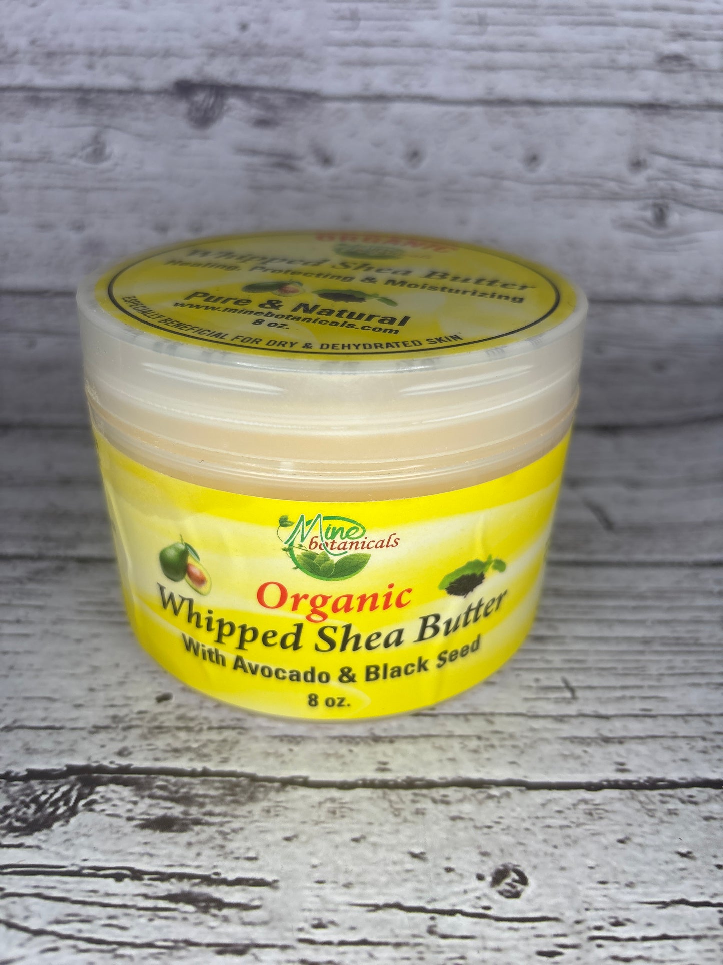 Mine Botanicals Whipped Shea Butter - Avocado & Black Seed