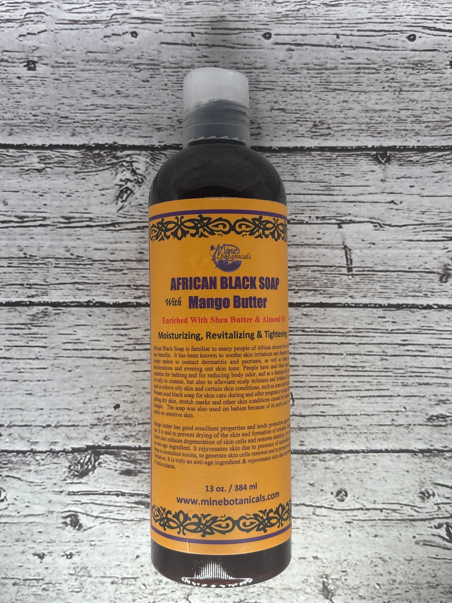 Mine Botanicals African Black Soap - Mango Butter