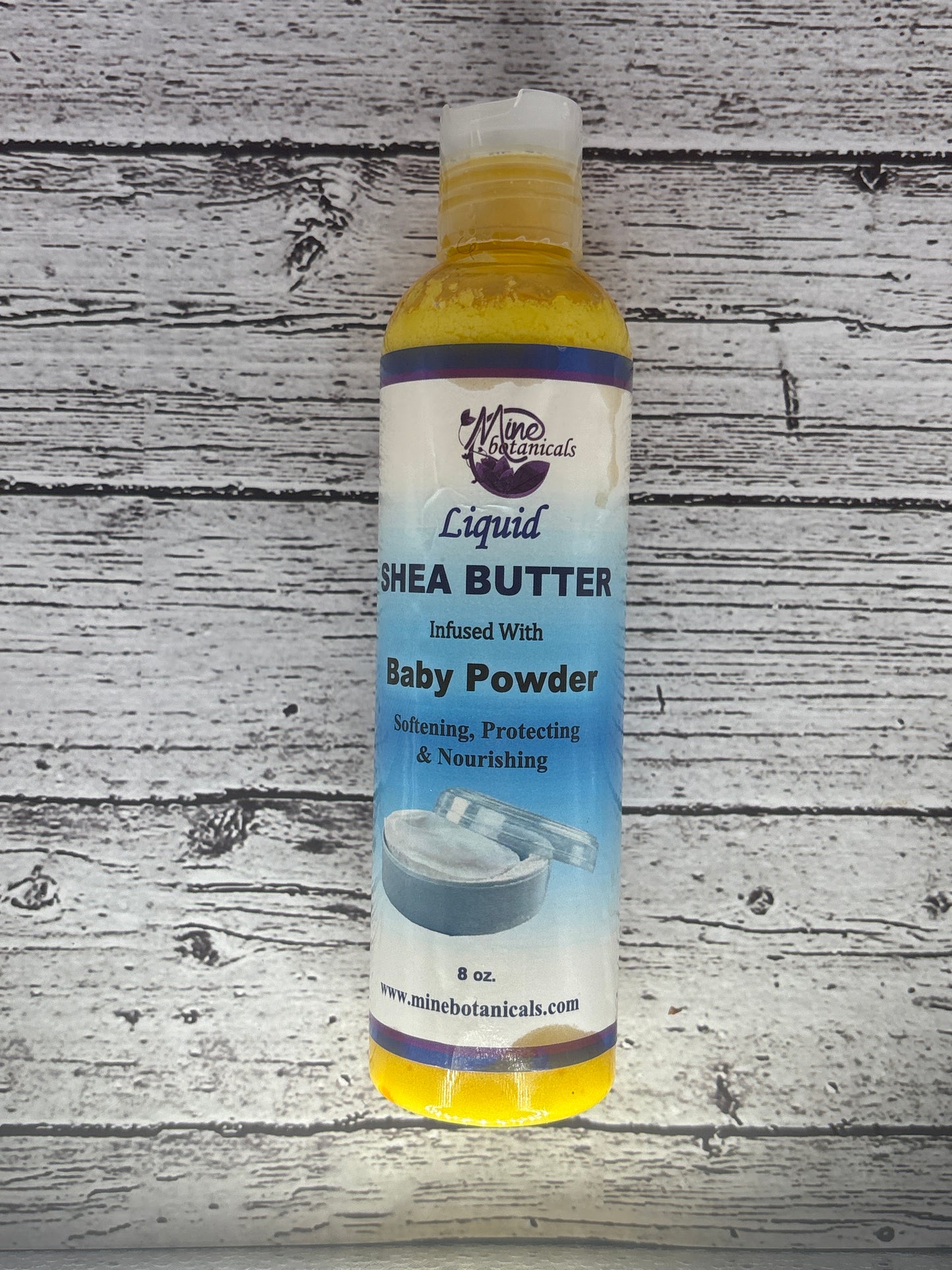 Mine Botanicals Liquid Shea Butter - Baby Powder