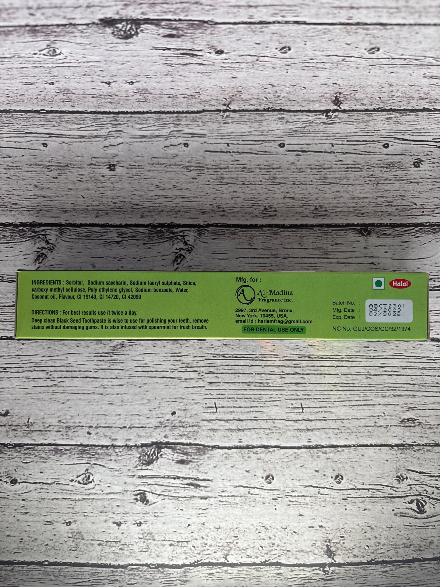 Toothpaste - Black Seed & Coconut