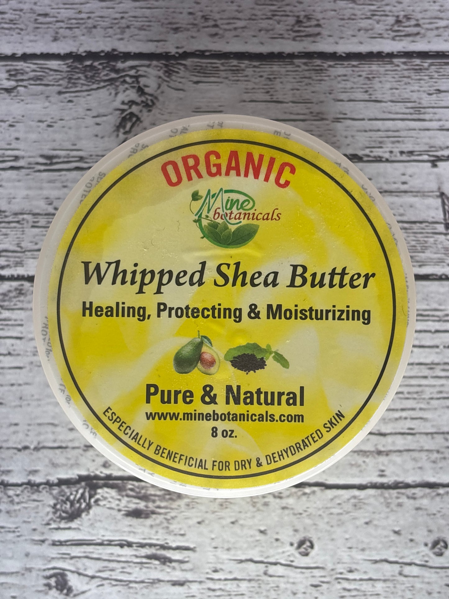 Mine Botanicals Whipped Shea Butter - Avocado & Black Seed
