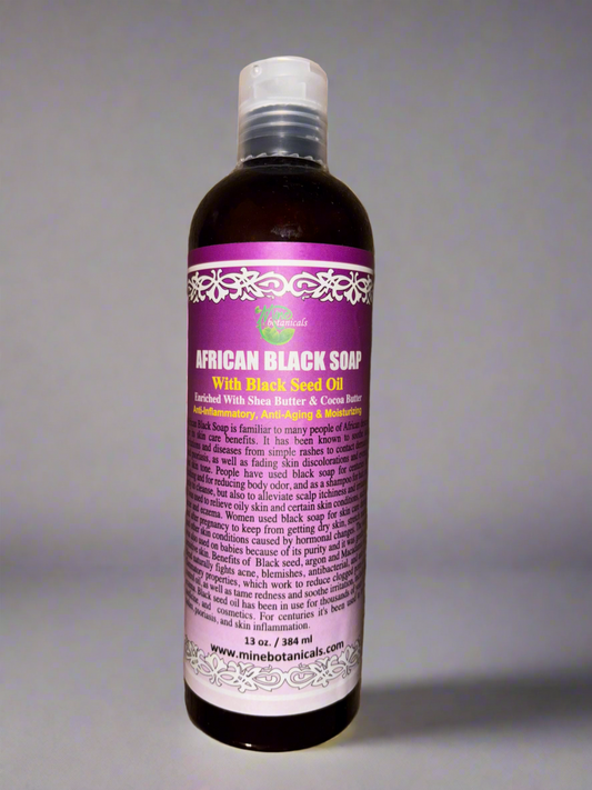 Mine Botanicals African Black Soap - Black Seed Oil