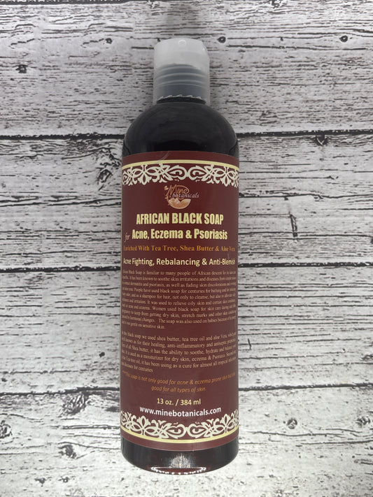 Mine Botanicals African Black Soap - Acne, Eczema & Psoriasis