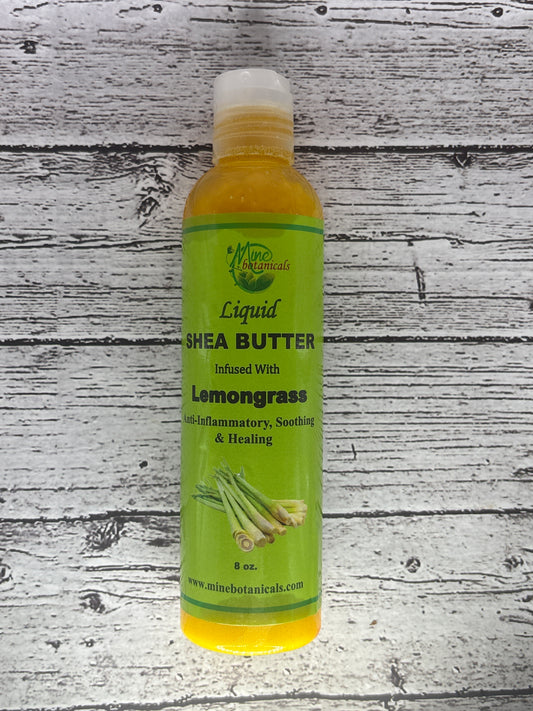 Mine Botanicals Liquid Shea Butter - Lemon Grass