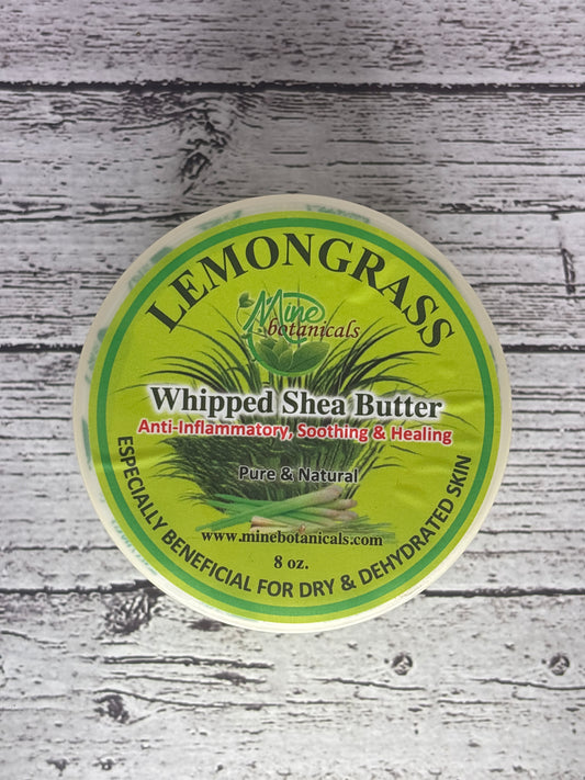 Mine Botanicals Whipped Shea Butter - Lemon Grass