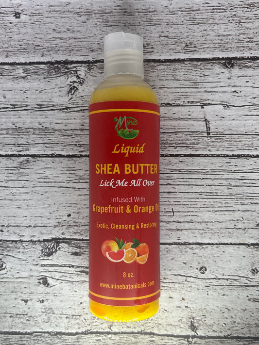 Mine Botanicals Liquid Shea Butter - Grapefruit & Orange Oil