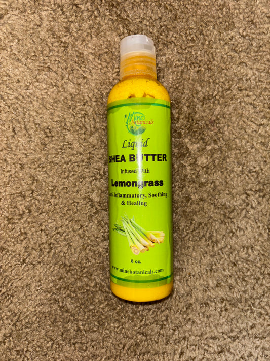 Mine Botanicals Liquid Shea Butter - Lemon Grass