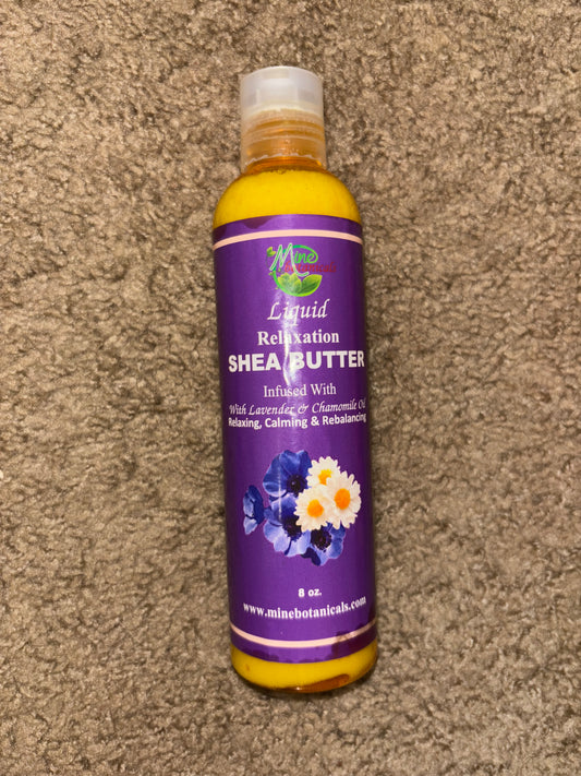 Mine Botanicals Liquid Shea Butter - Lavender & Chamomile
