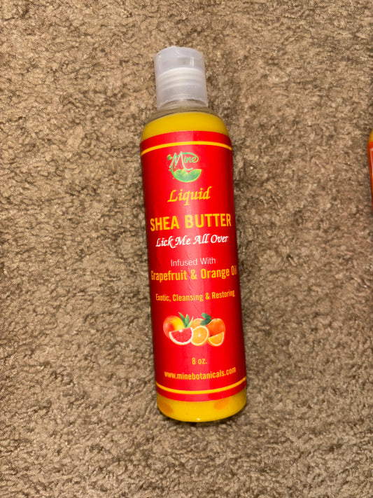 Mine Botanicals Liquid Shea Butter - Grapefruit & Orange Oil