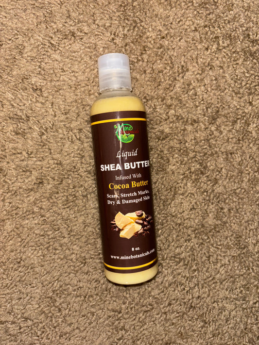 Mine Botanicals Liquid Shea Butter - Cocoa Butter