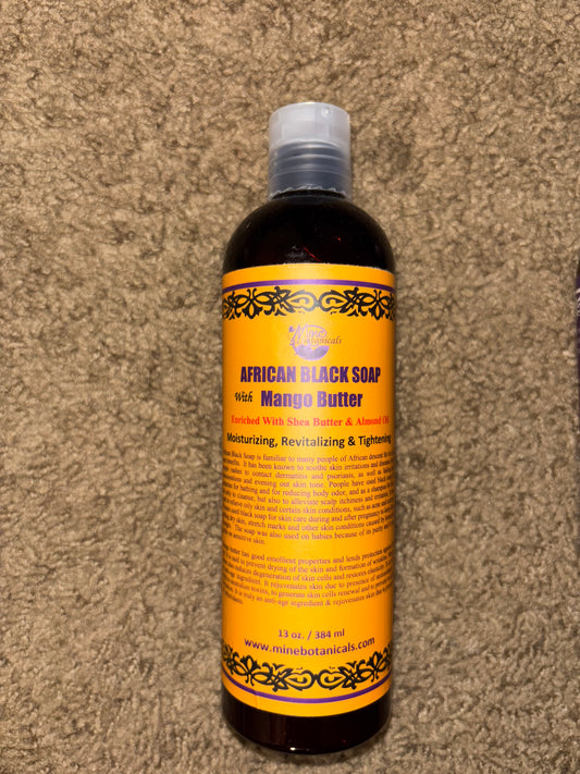 Mine Botanicals African Black Soap - Mango Butter