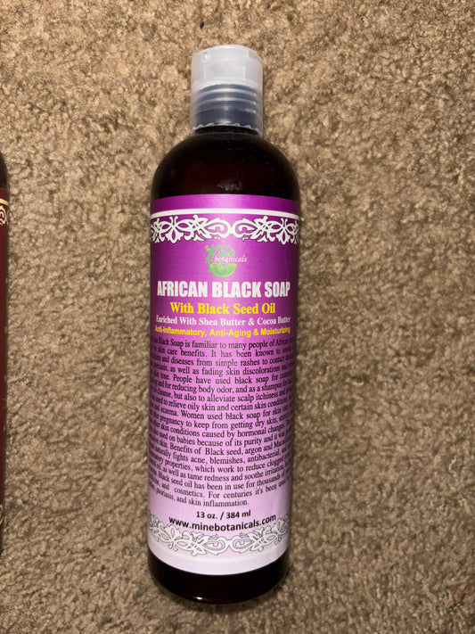 Mine Botanicals African Black Soap - Black Seed Oil