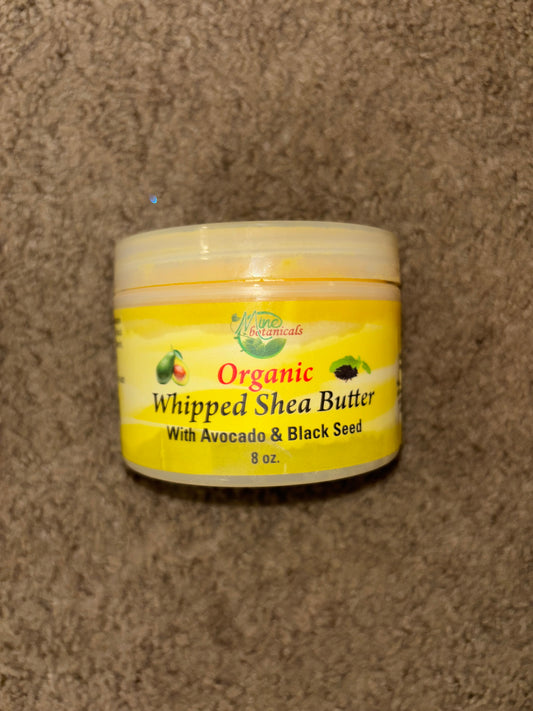 Mine Botanicals Whipped Shea Butter - Avocado & Black Seed