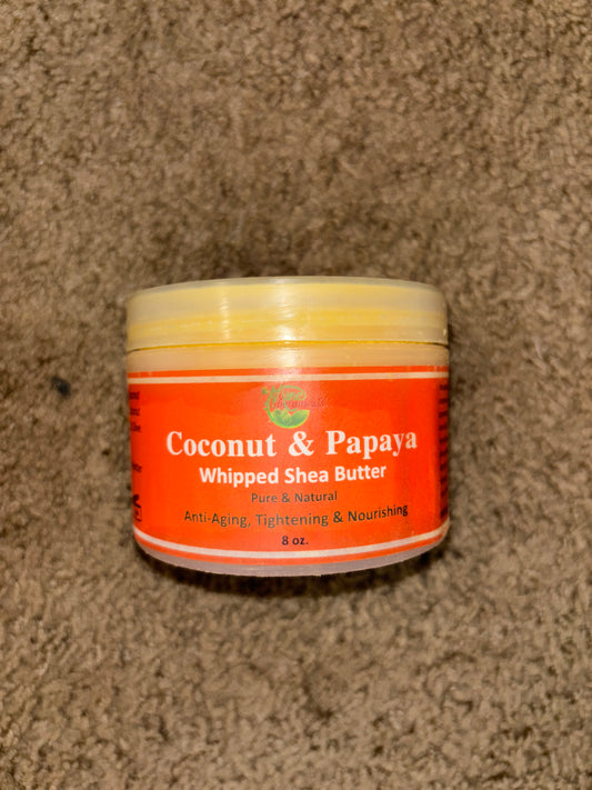 Mine Botanicals Whipped Shea Butter - Coconut & Papaya