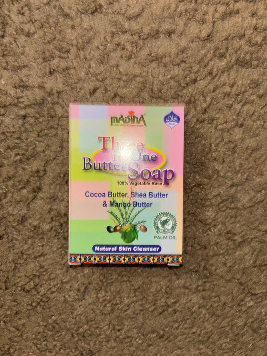 Soap - Three in One Butter Soap - Cocoa Butter, Shea Butter, and Mango Butter